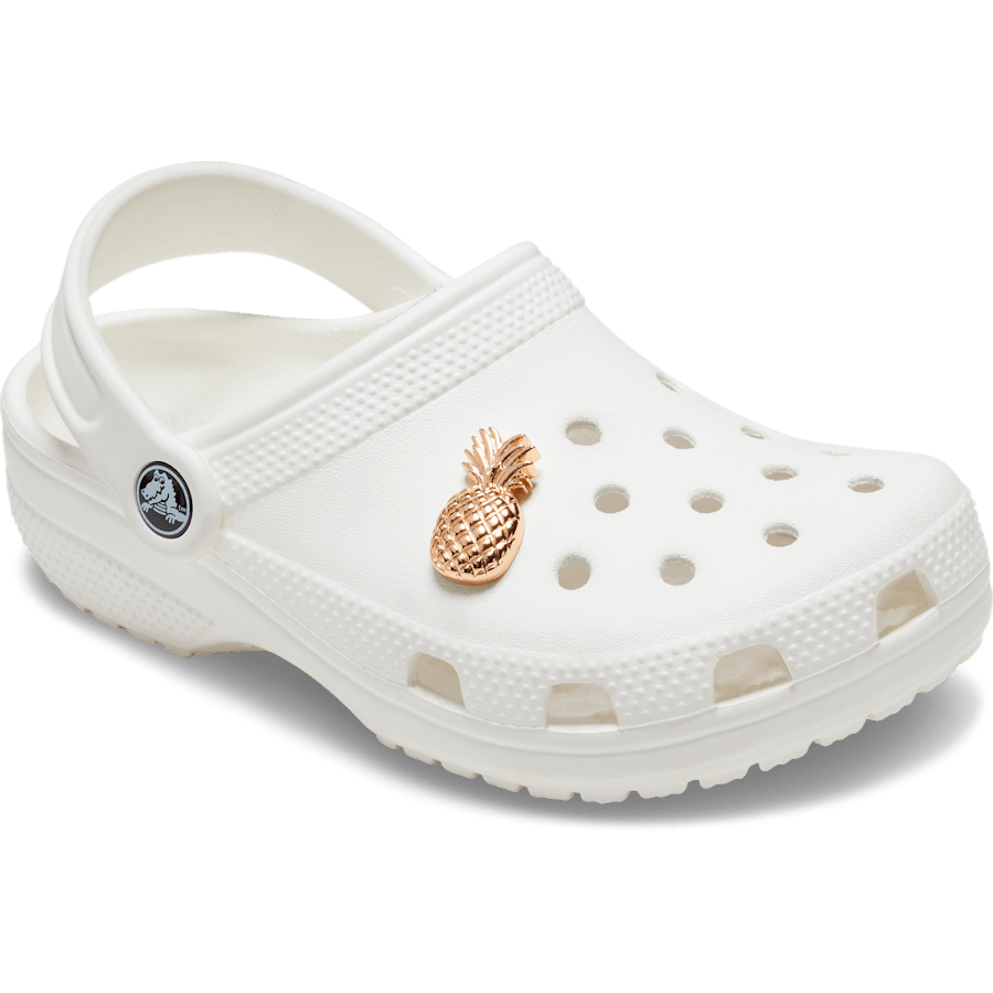 Gold Pineapple Jibbitz Shoe Charm - Crocs