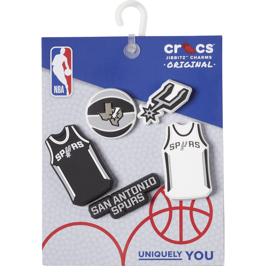 NBA San Antonio Spurs 5 Pack Jibbitz™ charms - Crocs