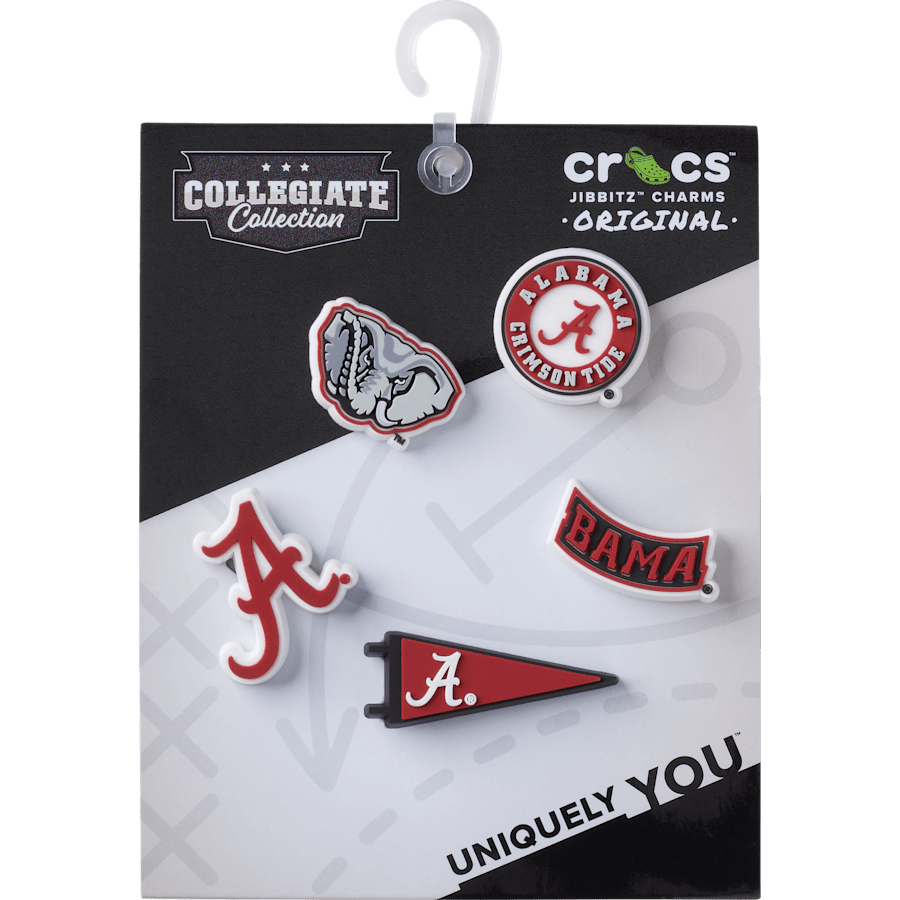 University of Alabama 5 Pack Jibbitz™ charms - Crocs