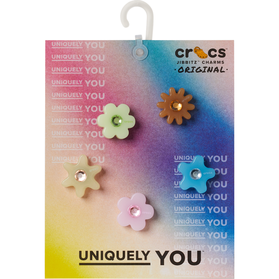 Enlighten Flower 5 Pack Jibbitz™ charms - Crocs