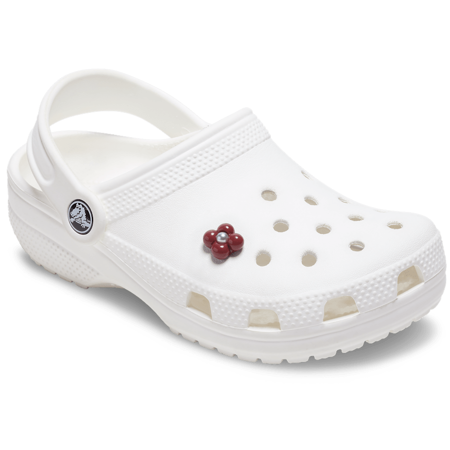 Expressive Floral Maroon Jibbitz™ charms - Crocs
