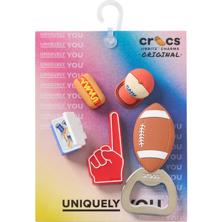 Tailgate 5 Pack Jibbitz™ charms - Crocs