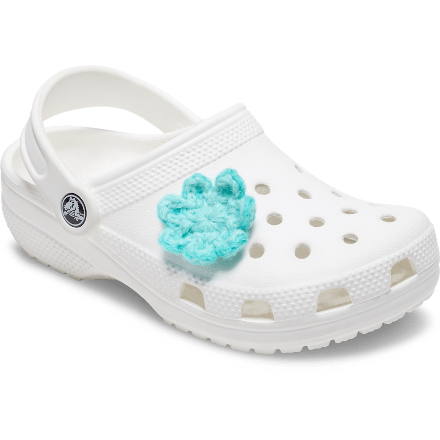 Crochet Blue Flower Jibbitz™ charms - Crocs