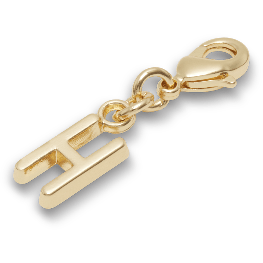 Gold Letter H Charm Jibbitz™ charms - Crocs