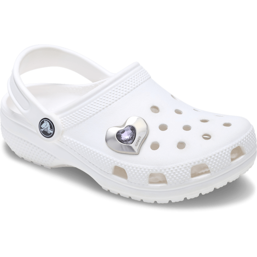 SilverandPurple SMT Gem Heart Jibbitz™ charms - Crocs