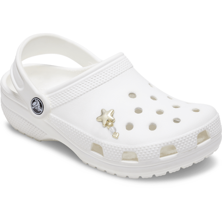 Gold Star with Heart Dangle Jibbitz™ charms - Crocs