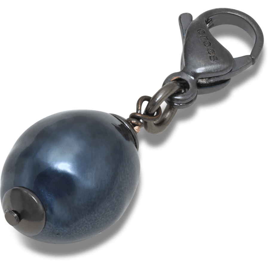Silver Black SMT Pearl Charm Jibbitz charm - Crocs