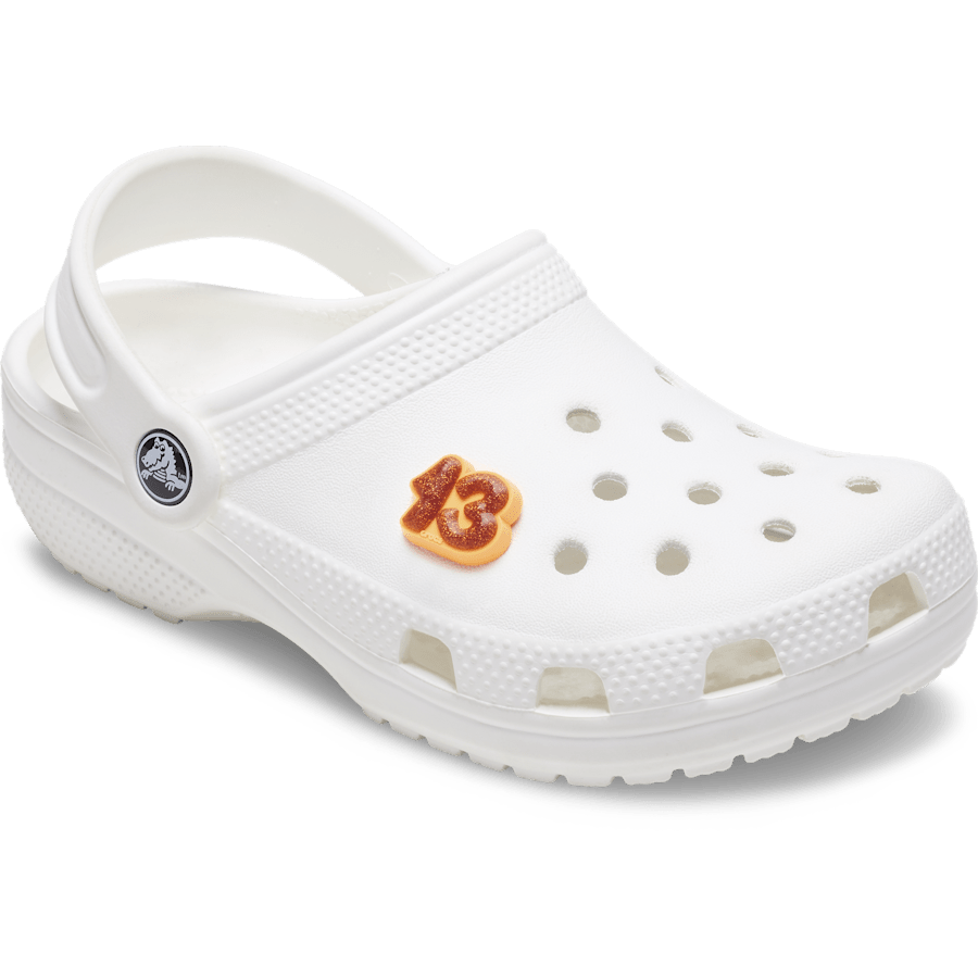 Orange Sparkly Number 13 Jibbitz™ charms - Crocs