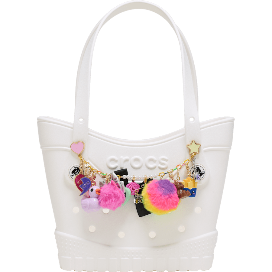Pearl and Rainbow Bag Chain - Crocs