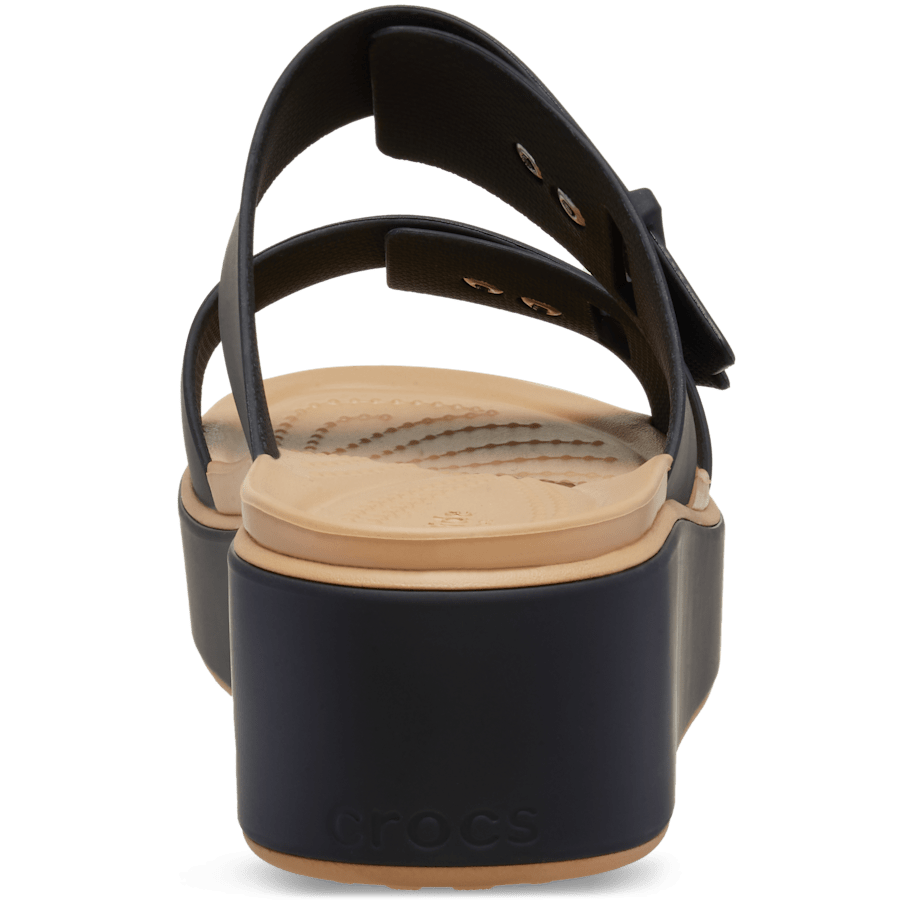 Brooklyn Buckle Matte Wrap Low Wedge - Crocs