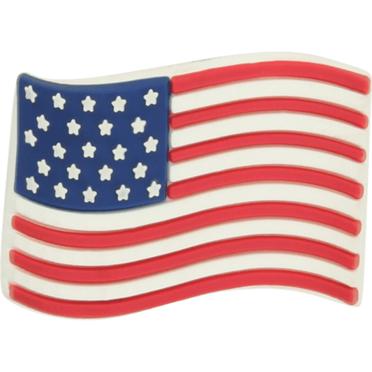 American Flag Jibbitz Shoe Charm - Crocs