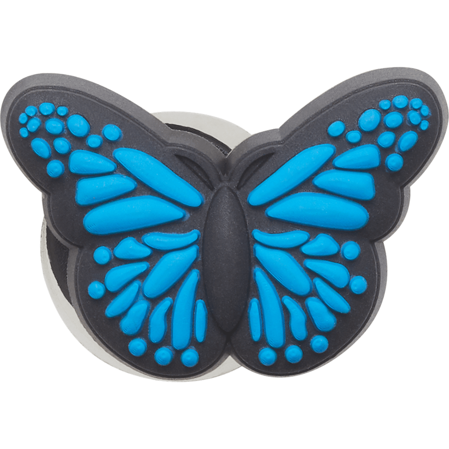 Blue Butterfly Jibbitz Shoe Charm - Crocs