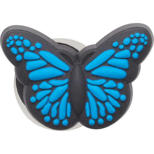Blue Butterfly Jibbitz Shoe Charm - Crocs
