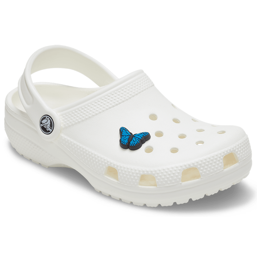 Blue Butterfly Jibbitz Shoe Charm - Crocs