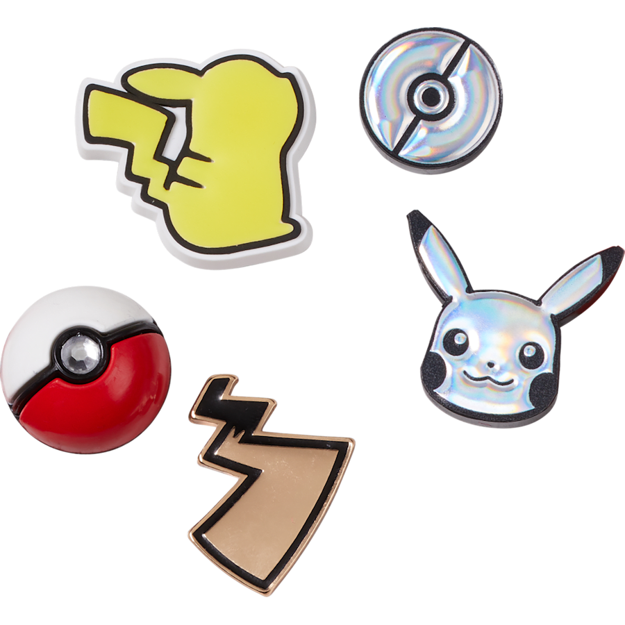 Elevated Pokemon 5 Pack Jibbitz Shoe Charm - Crocs