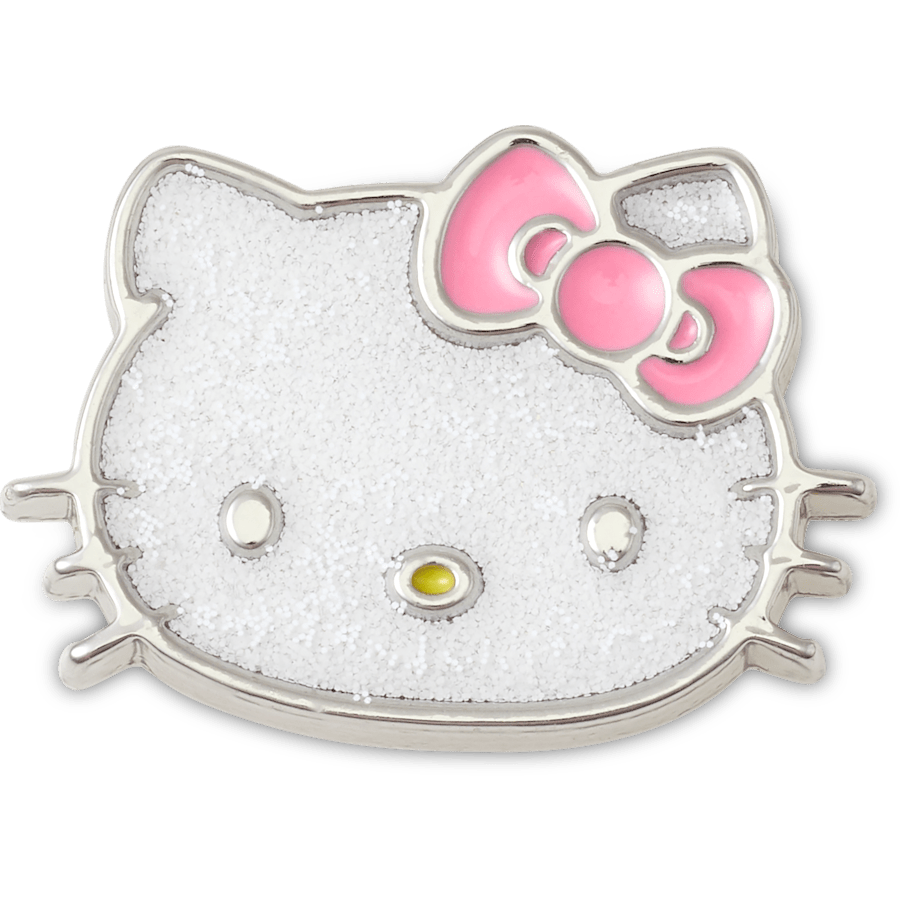 Hello Kitty Glitter Cat Jibbitz Shoe Charm - Crocs