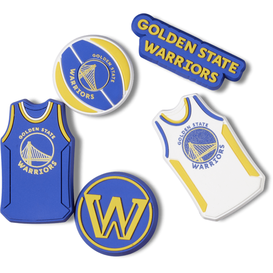 NBA Golden State Warriors 5 Pack Jibbitz™ charms - Crocs