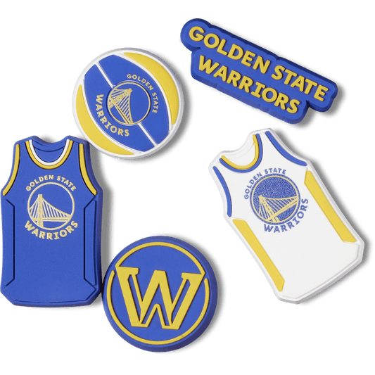 NBA Golden State Warriors 5 Pack Jibbitz™ charms - Crocs