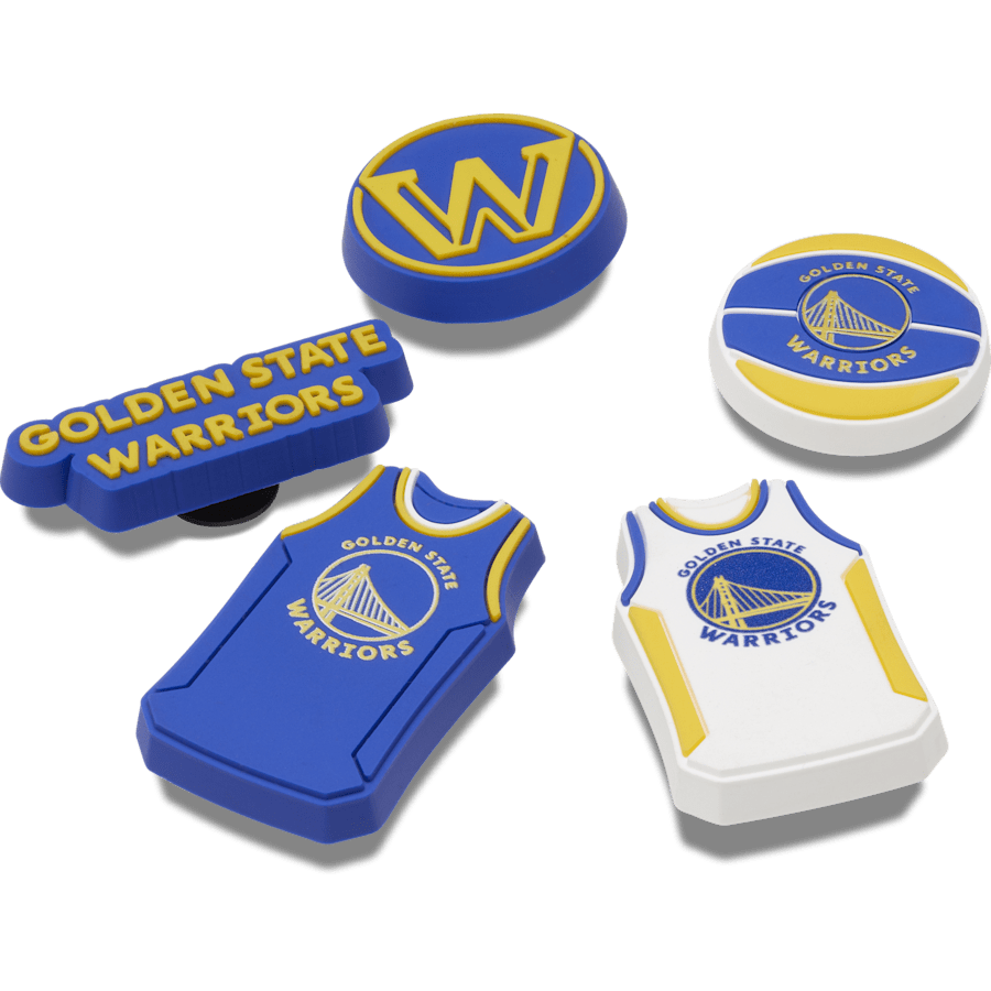 NBA Golden State Warriors 5 Pack Jibbitz™ charms - Crocs