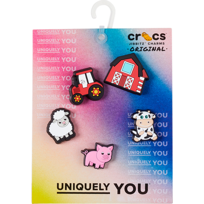 Cutesey Farm Animal 5 Pack Jibbitz Shoe Charm - Crocs