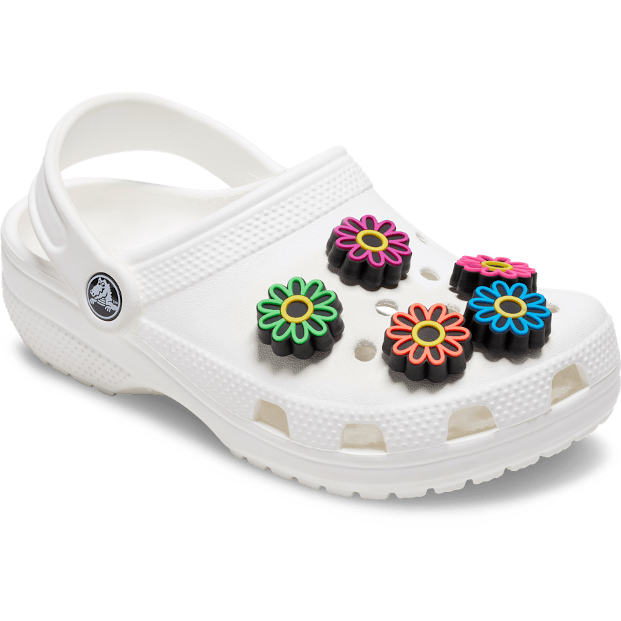 Lights Up Daisy 5 Pack Jibbitz Shoe Charm - Crocs