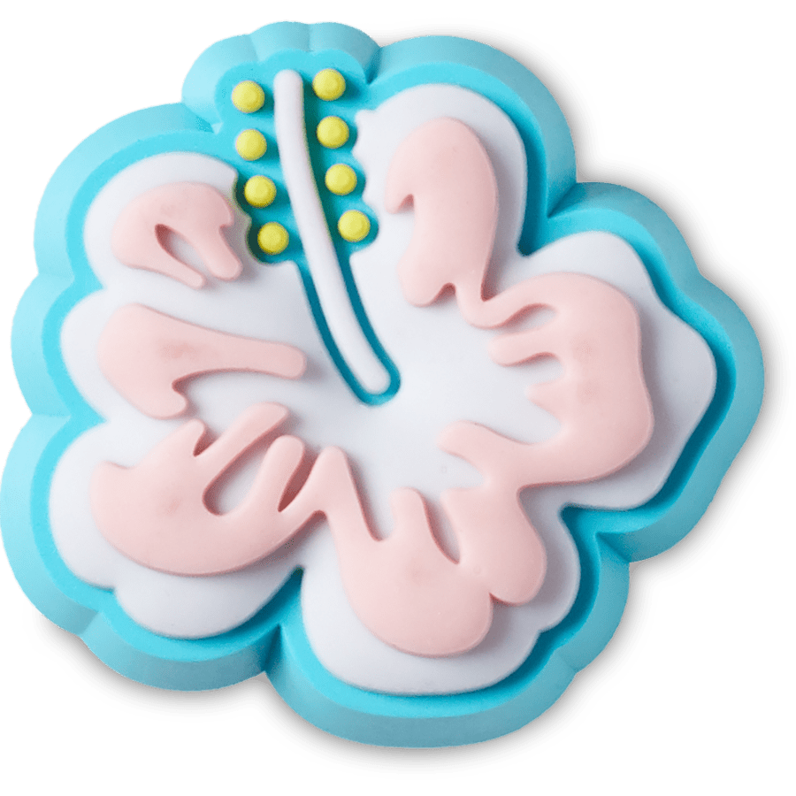 Blue Hibiscus Jibbitz™ charms - Crocs