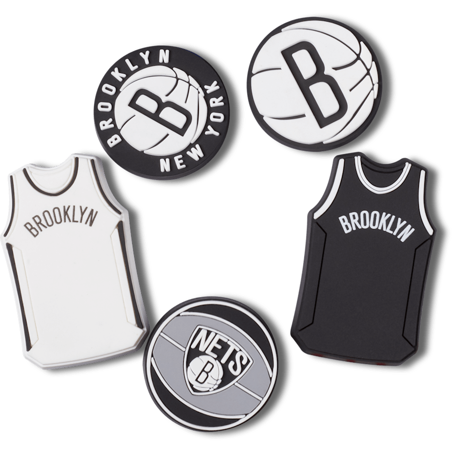 NBA Brooklyn Nets 5 Pack Jibbitz™ charms - Crocs