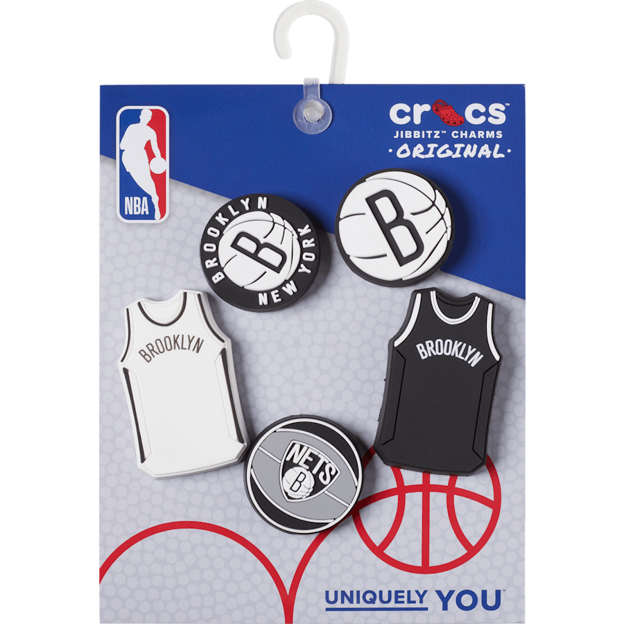 NBA Brooklyn Nets 5 Pack Jibbitz™ charms - Crocs