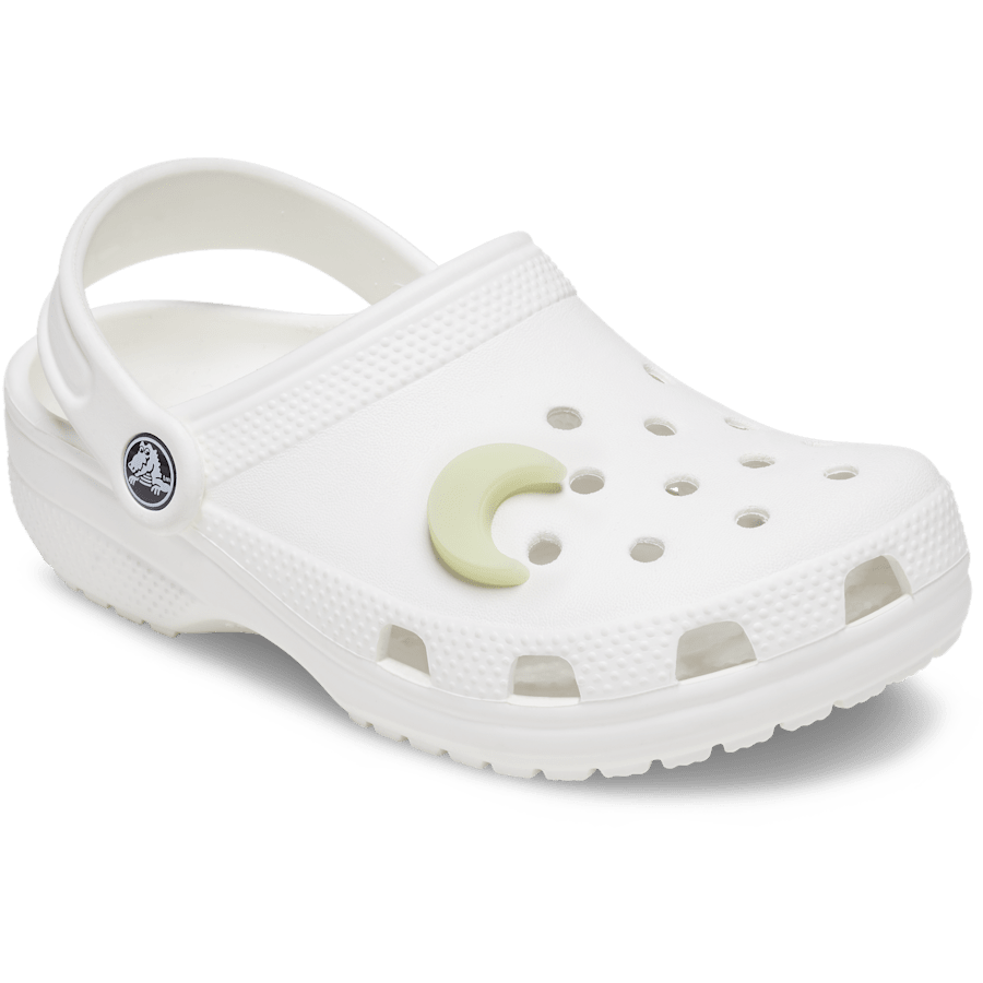 Glow In The Dark Crescent Moon Jibbitz™ charms - Crocs