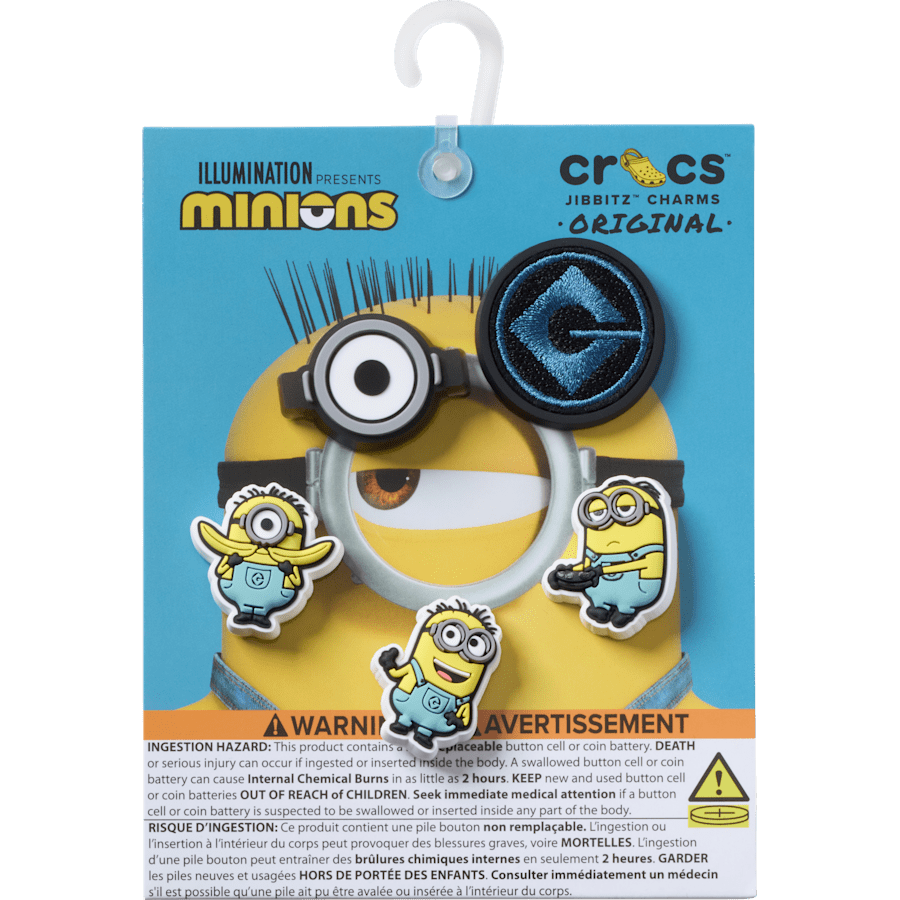 Minions 5 Pack Jibbitz™ charms - Crocs