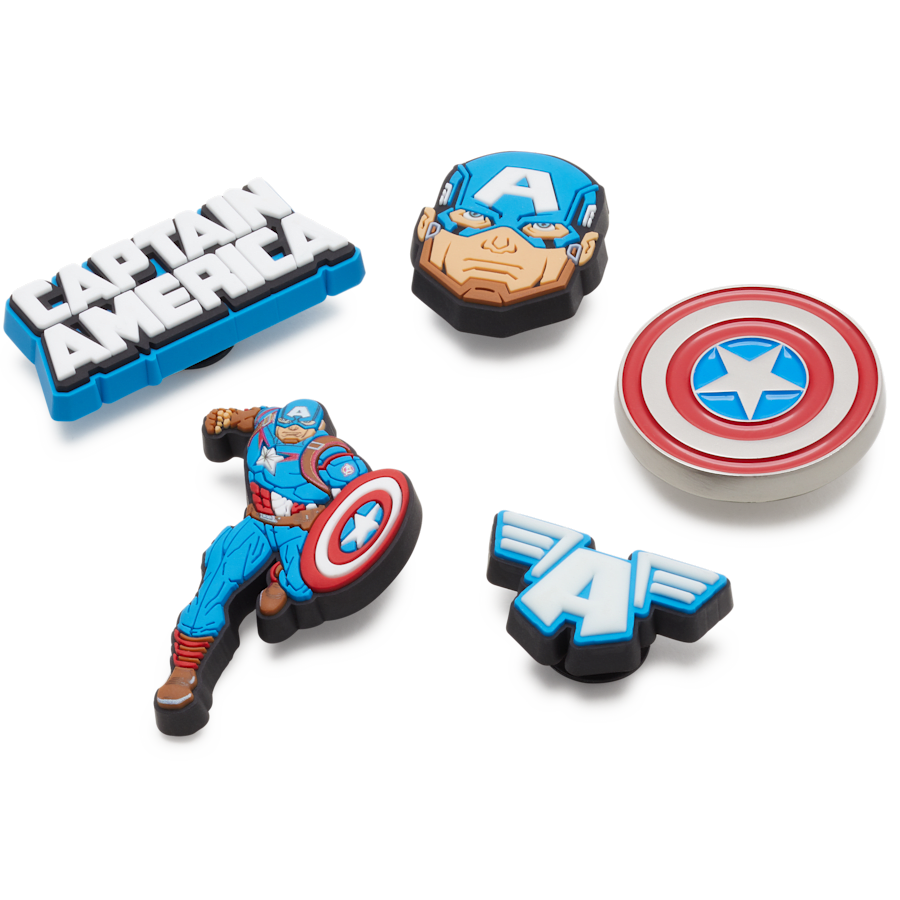 Captain America 5 Pack Jibbitz™ charms - Crocs