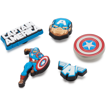 Captain America 5 Pack Jibbitz™ charms - Crocs