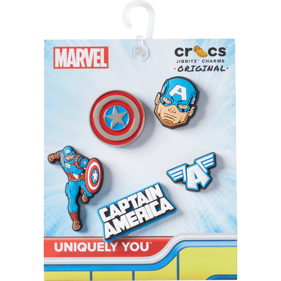 Captain America 5 Pack Jibbitz™ charms - Crocs