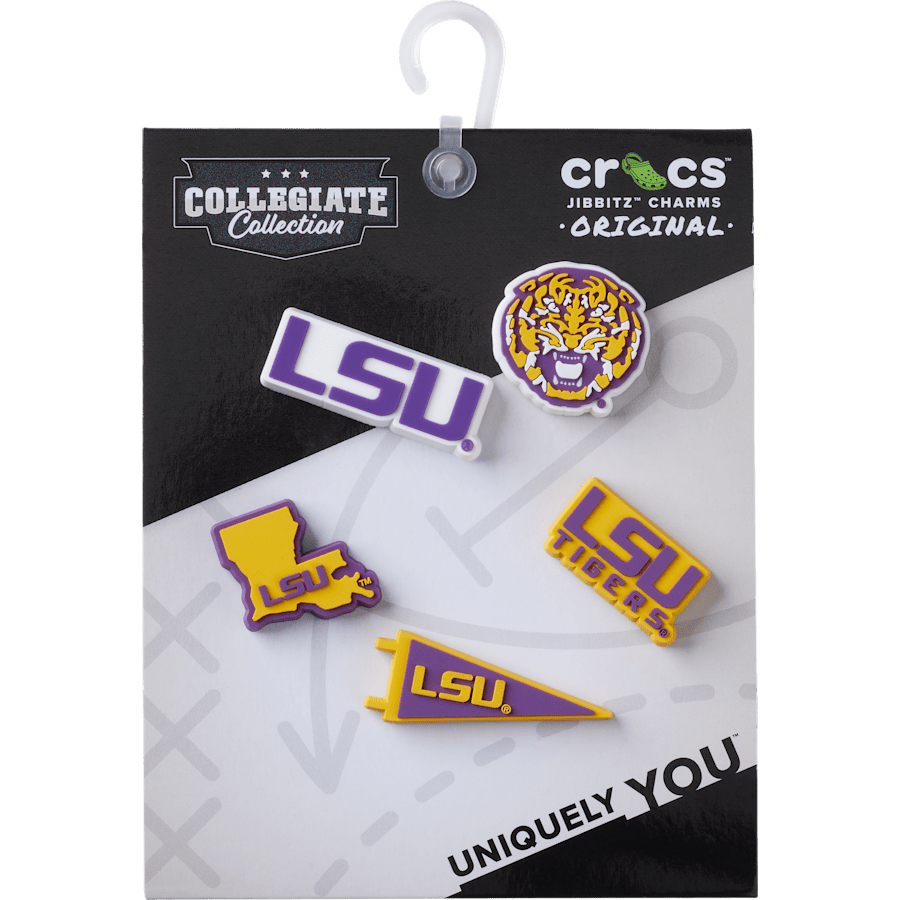 LSU 5 Pack Jibbitz™ charms - Crocs