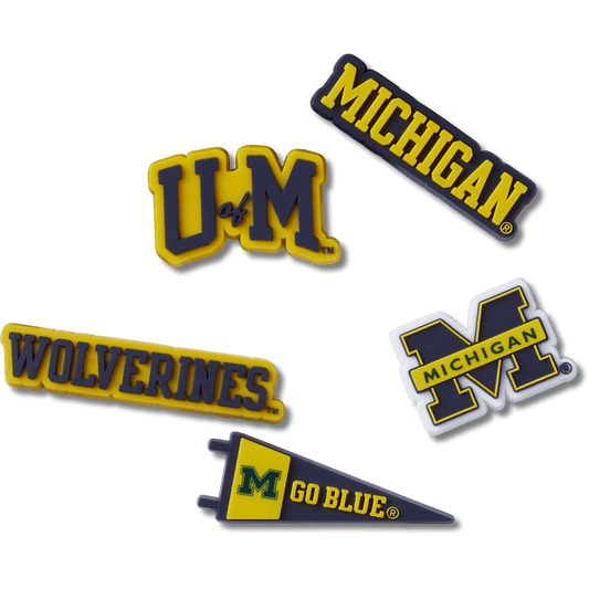University of Michigan 5 Pack Jibbitz™ charms - Crocs