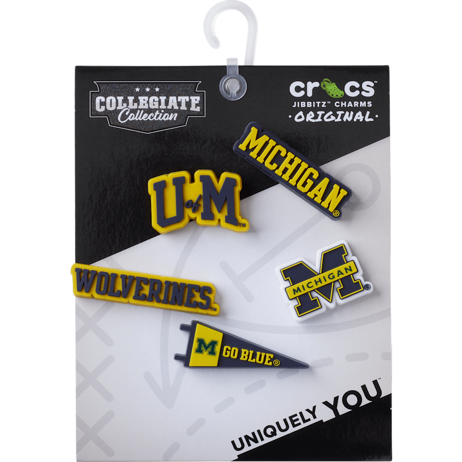 University of Michigan 5 Pack Jibbitz™ charms - Crocs