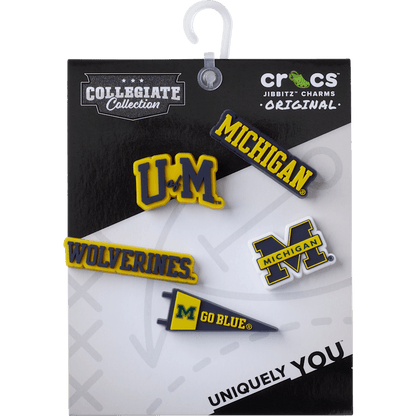 University of Michigan 5 Pack Jibbitz™ charms - Crocs