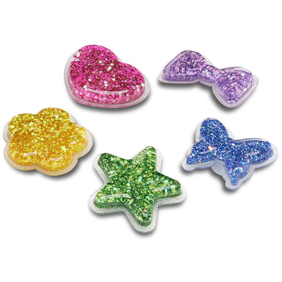 UV Changing Squish 5 Pack Jibbitz™ charms - Crocs