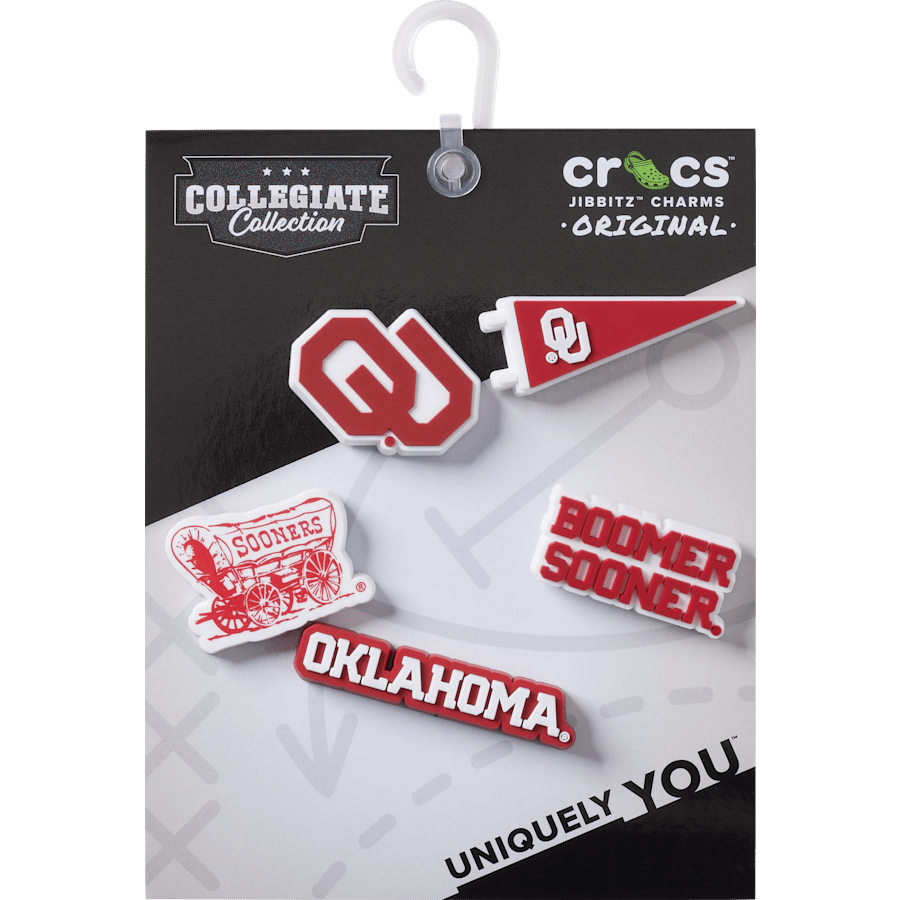 Univ of Oklahoma 5 Pack Jibbitz™ charms - Crocs