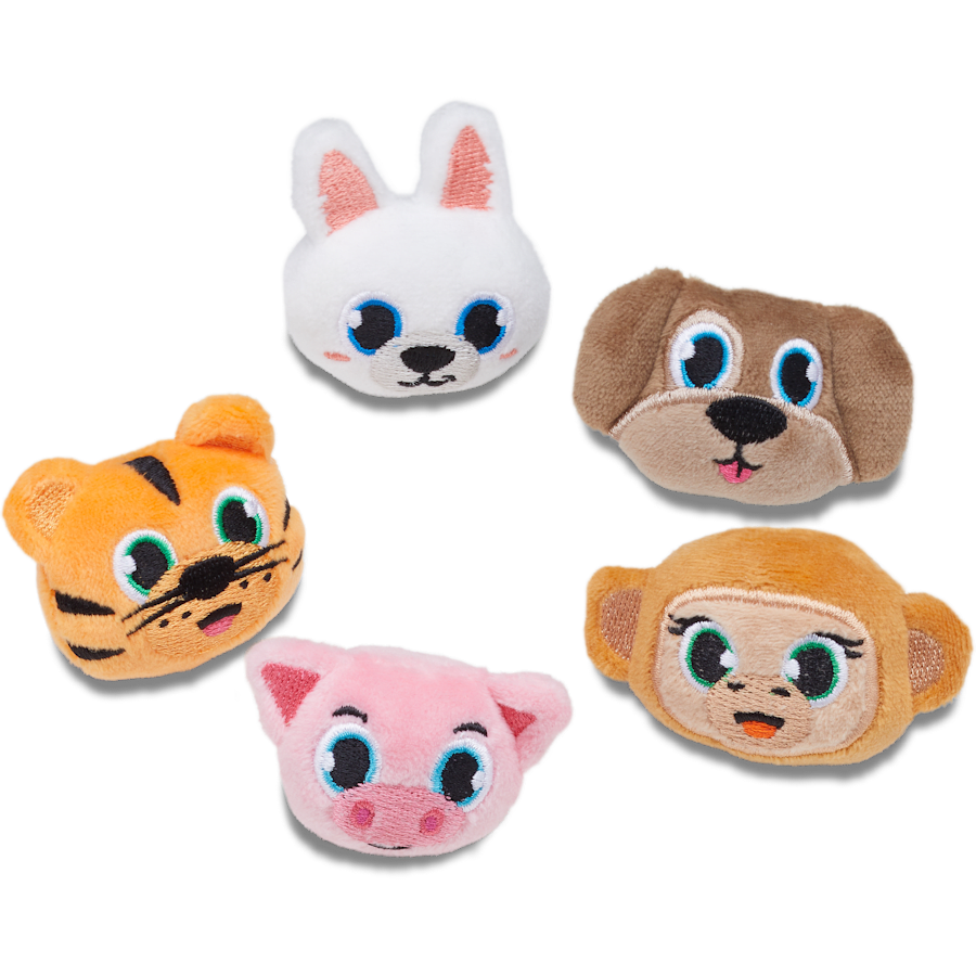 Fuzzy Animal 5 Pack Jibbitz™ charms - Crocs