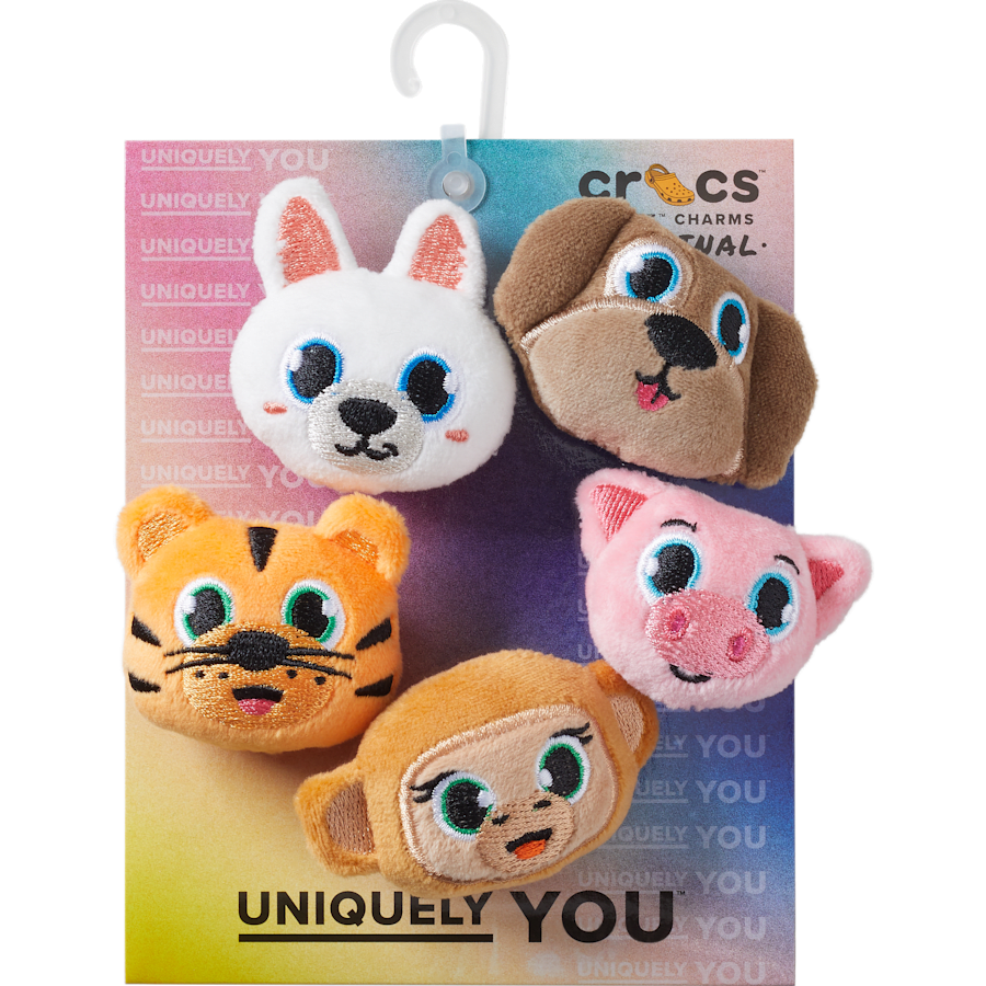 Fuzzy Animal 5 Pack Jibbitz™ charms - Crocs