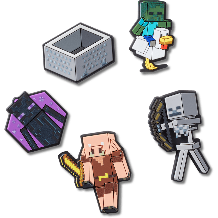 Minecraft 5 Pack Jibbitz™ charms - Crocs