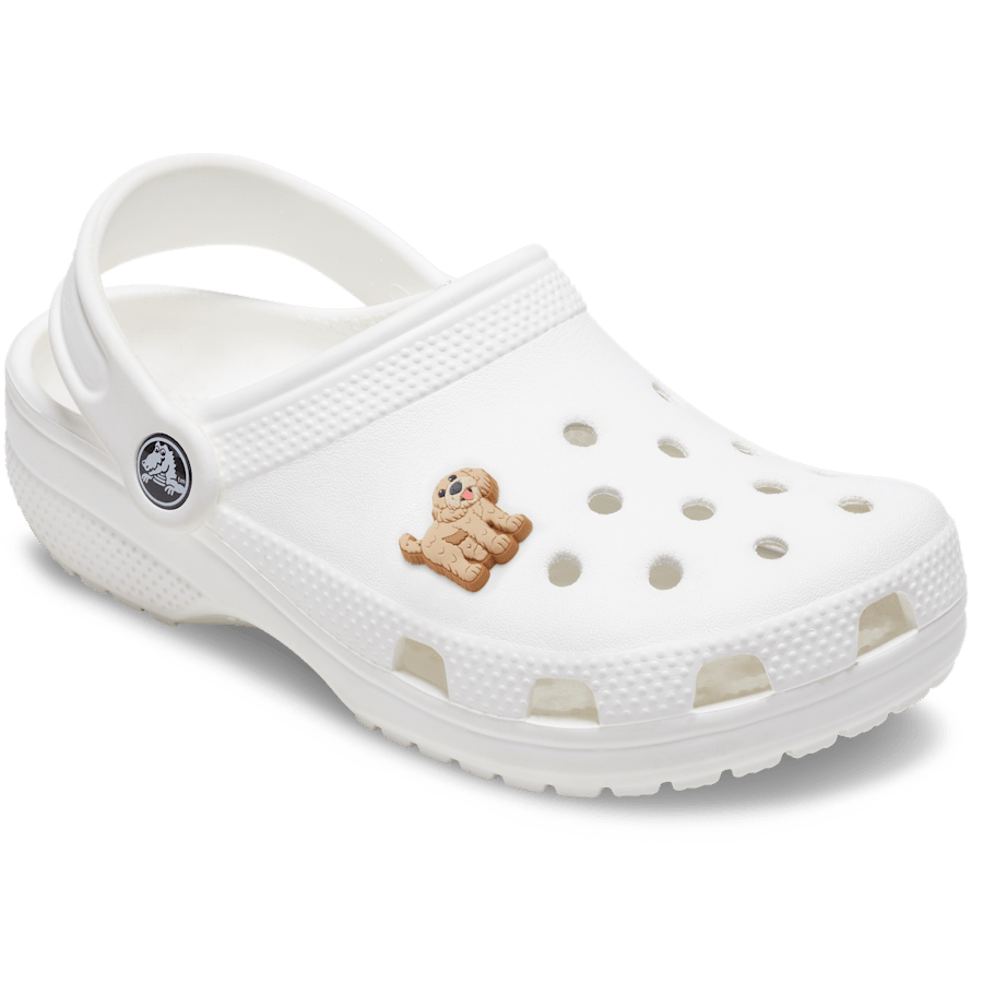 b'Golden Doodle Puppy Jibbitz Shoe Charm - Crocs'