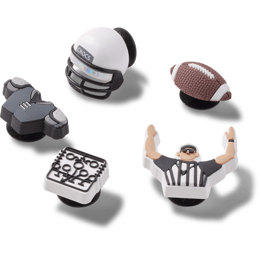 Football Team 5 Pack Jibbitz™ charms - Crocs