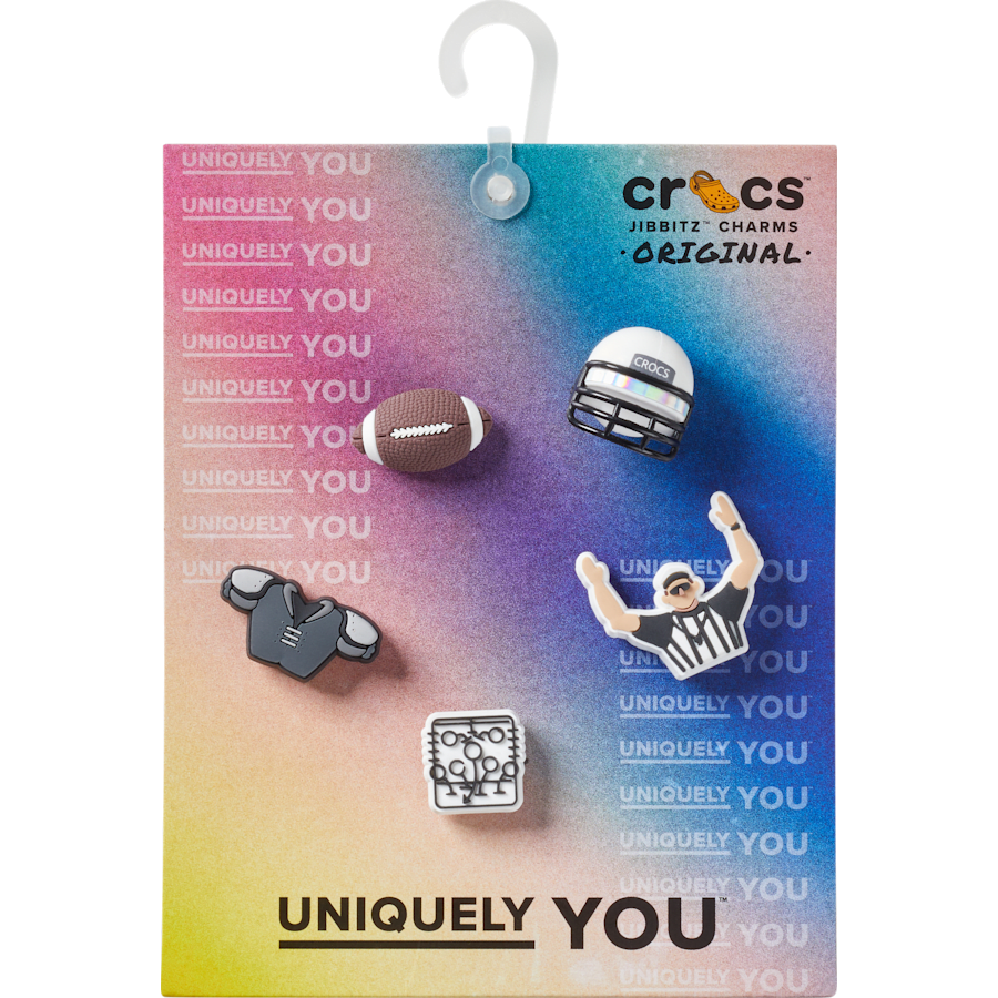 Football Team 5 Pack Jibbitz™ charms - Crocs