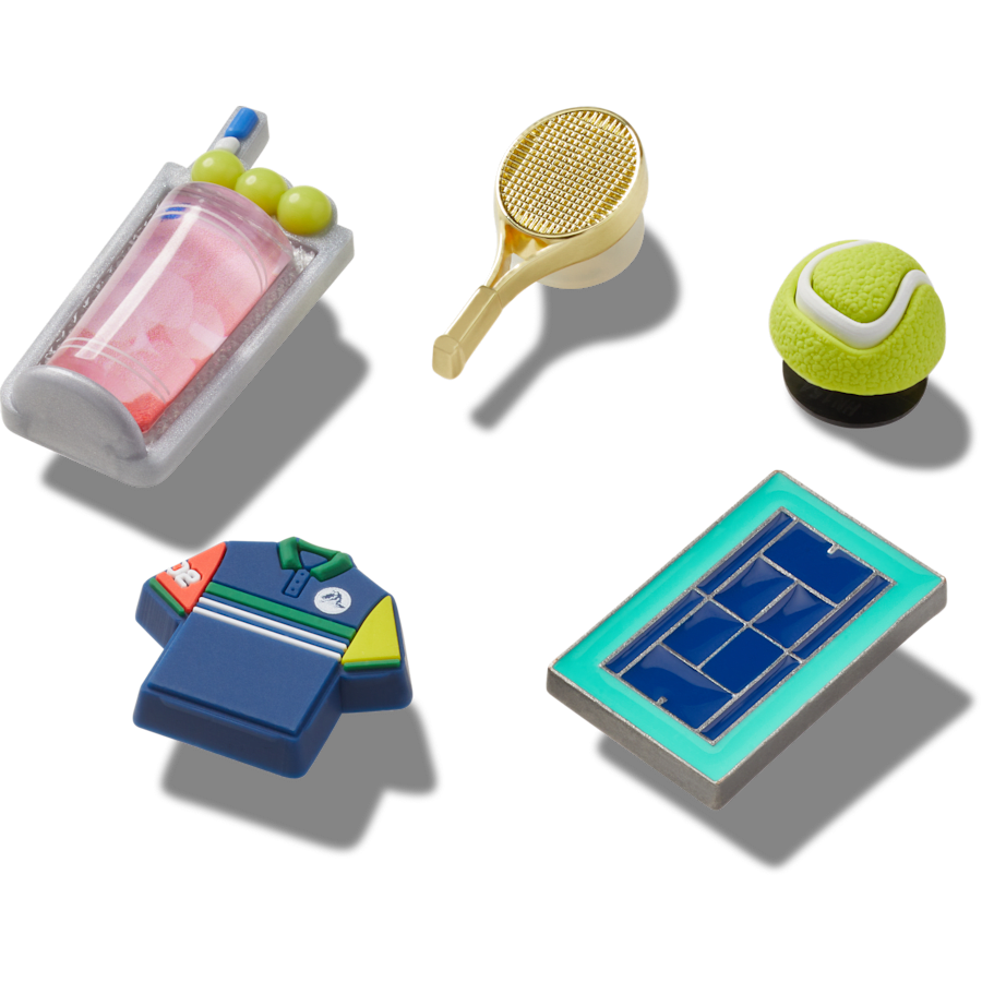 Day at The Tennis Court 5 Pack Jibbitz™ charms - Crocs
