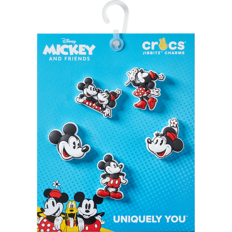 Mickey and Minnie PVC 5 Pack Jibbitz™ charms - Crocs