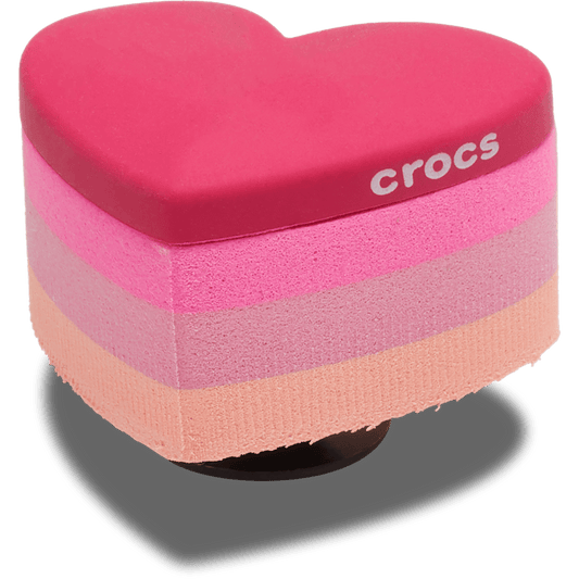 Stacked Pink Heart Jibbitz™ charms - Crocs