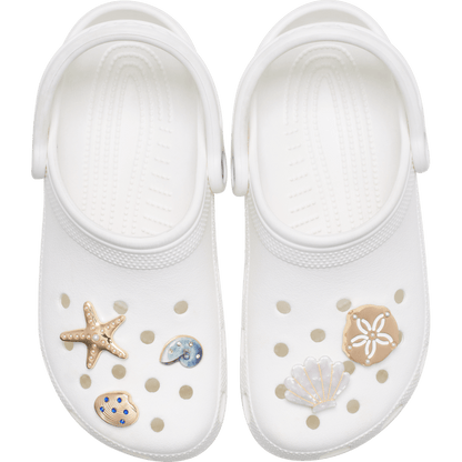 Gold Seashell 5 Pack Jibbitz™ charms - Crocs