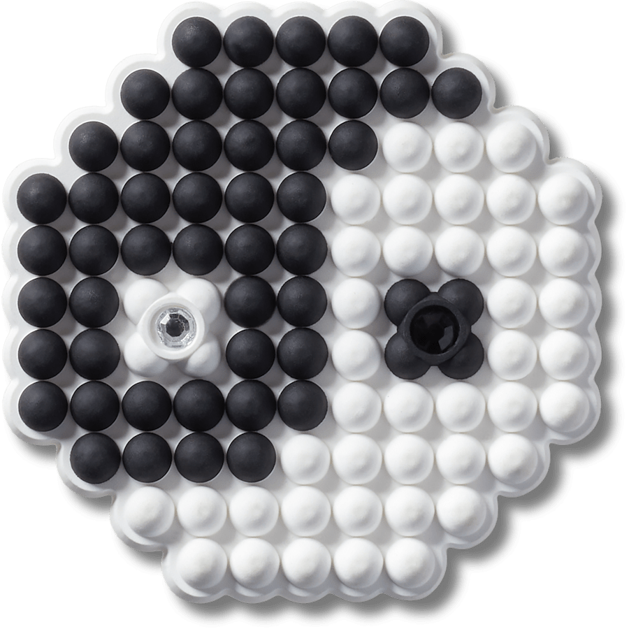 Beaded Ying and Yang Jibbitz™ charms - Crocs